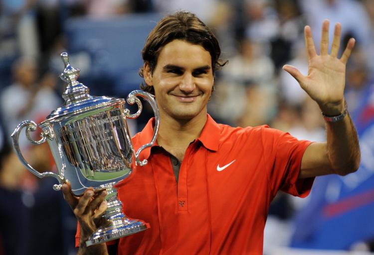 With his U.S. Open win on Monday evening in Flushing, N.Y., Federer wins his first hard court title of the year. (Don Emmert/AFP/Getty Images)