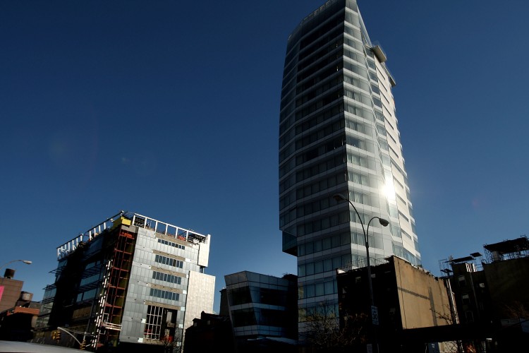 New buildings stand in the East Village in Manhattan December 29, 2008 in New York City. (Spencer Platt/Getty Images)