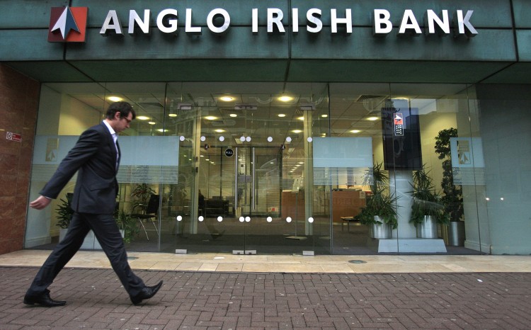 A branch of Anglo Irish Bank. (Getty Images)