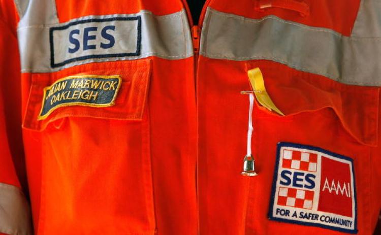 The SES reminds the public to telephone 132 500 if they require SES assistance. (Quinn Rooney/Getty Images)