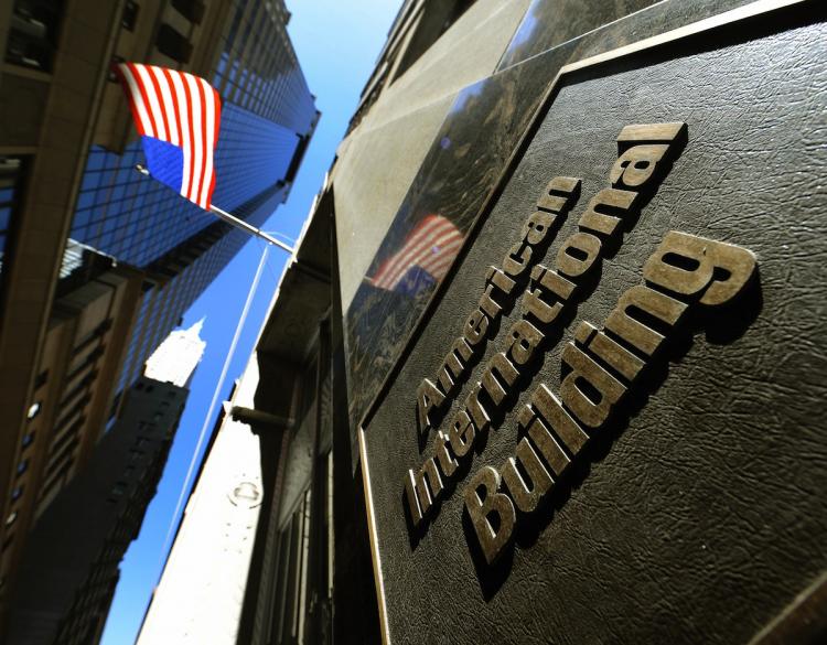 American International Group Inc (AIG) headquarters in lower Manhattan.   (Timothy A. Clary/Getty Images)
