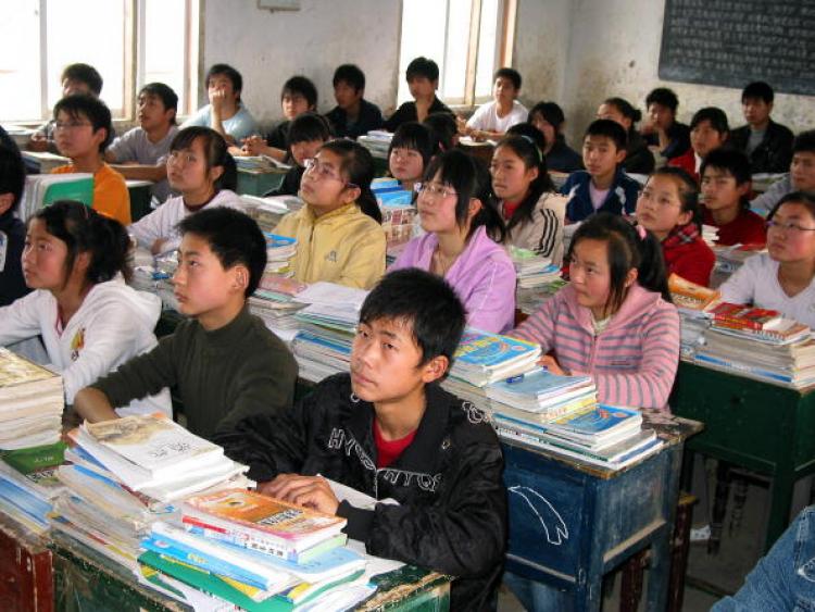 Students in a classroom in east China's Anhui Province. (AFP/Getty Images)