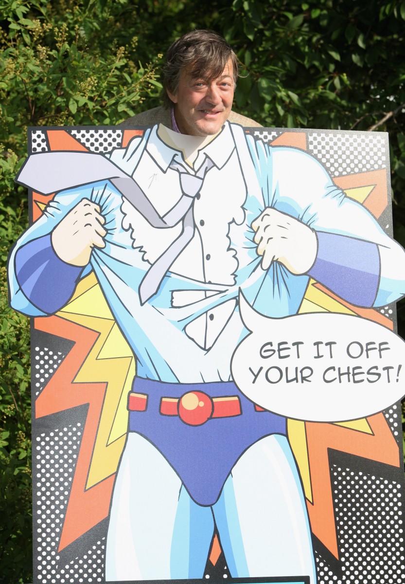 Comedian Stephen Fry 