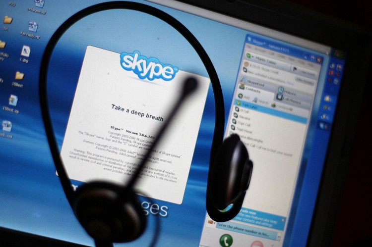 The House of Representatives announced that it had enabled its public WiFi network for the use of Voice over IP services Skype and ooVoo to communicate and hold teleconferences. (Mario Tama/Getty Images)