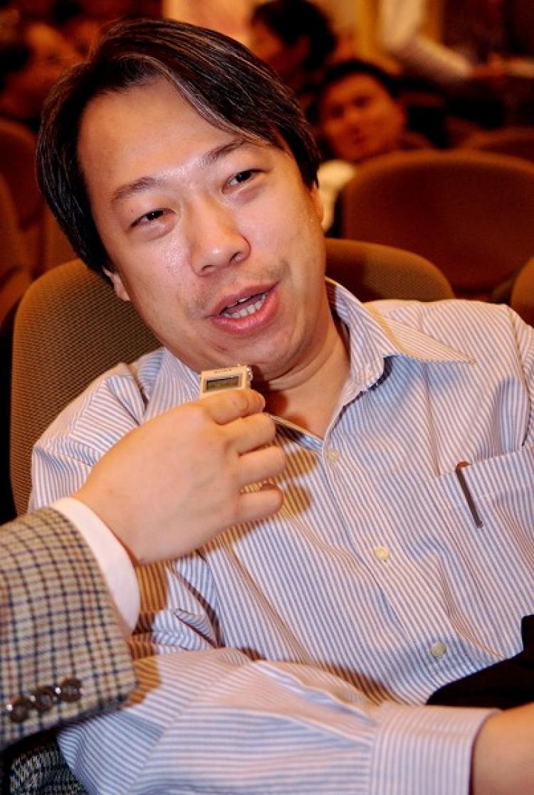 Mr. Tai Cheuk-Yin, former Central District member of Hong Kong Legislative Council (Li Yuan/The Epoch Times)