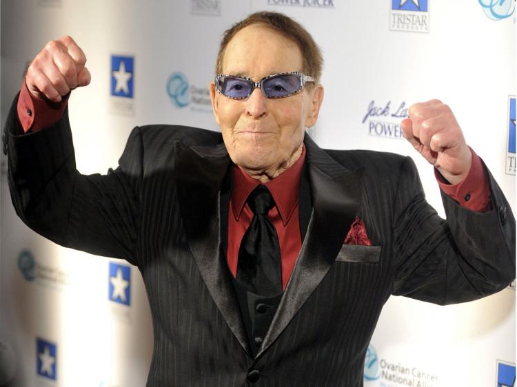 Jack LaLanne arrives for his 95th birthday celebrations at the Beverly Wilshire Hotel on September 24, 2009 in Beverly Hills, California.  (Toby Canham/Getty Images)