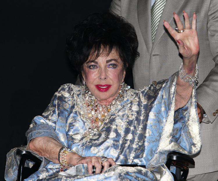 Elizabeth Taylor attends the 27th annual Macy's Passport benefit at the Barker Hangar on September 24, 2009 in Santa Monica, California.  (Frederick M. Brown/Getty Images)