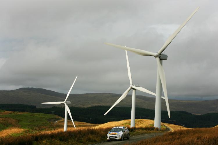 A wind farm in Llangurig, Wales. (Paul Gilham/Getty Images)