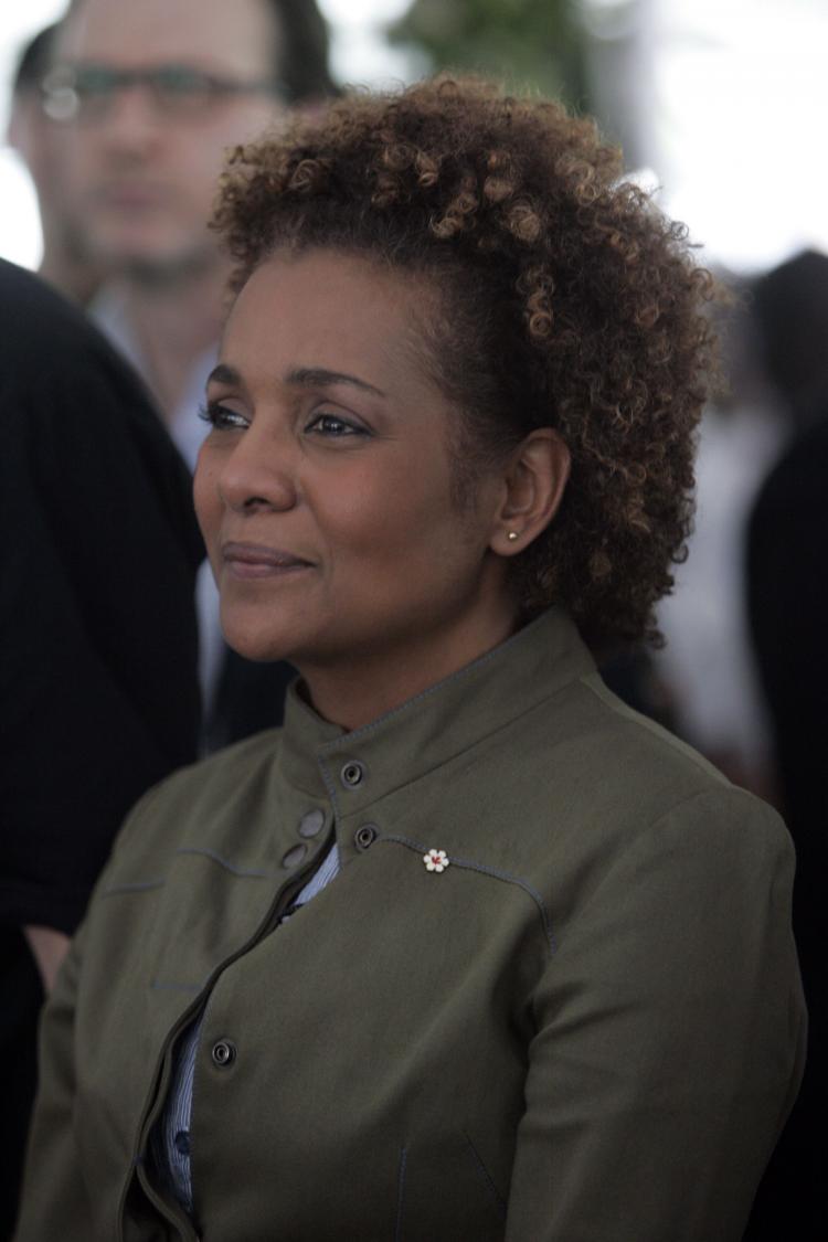 Governor General Michaelle Jean attends an International Women's Day celebration in Port-au-Prince, Haiti, in March. NDP MP Paul Dewar has requested that Jean be appointed to Bill Clinton's Haiti Reconstruction Commission once her term ends on Sept.  (Sophia Paris/MINUSTAH via Getty Images)