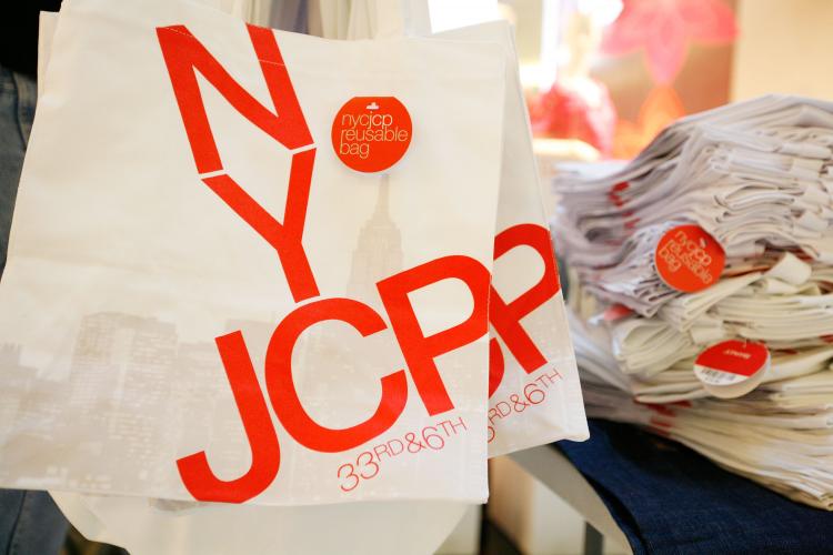The JCPenney the Goodwill Denim Drive in April 2010 in New York City. J.C. Penney Co. Inc. said on Monday that it has given board seats to two of its most influential investors, and that it would close stores in the US to slash costs. (Amy Sussman/Getty Images)