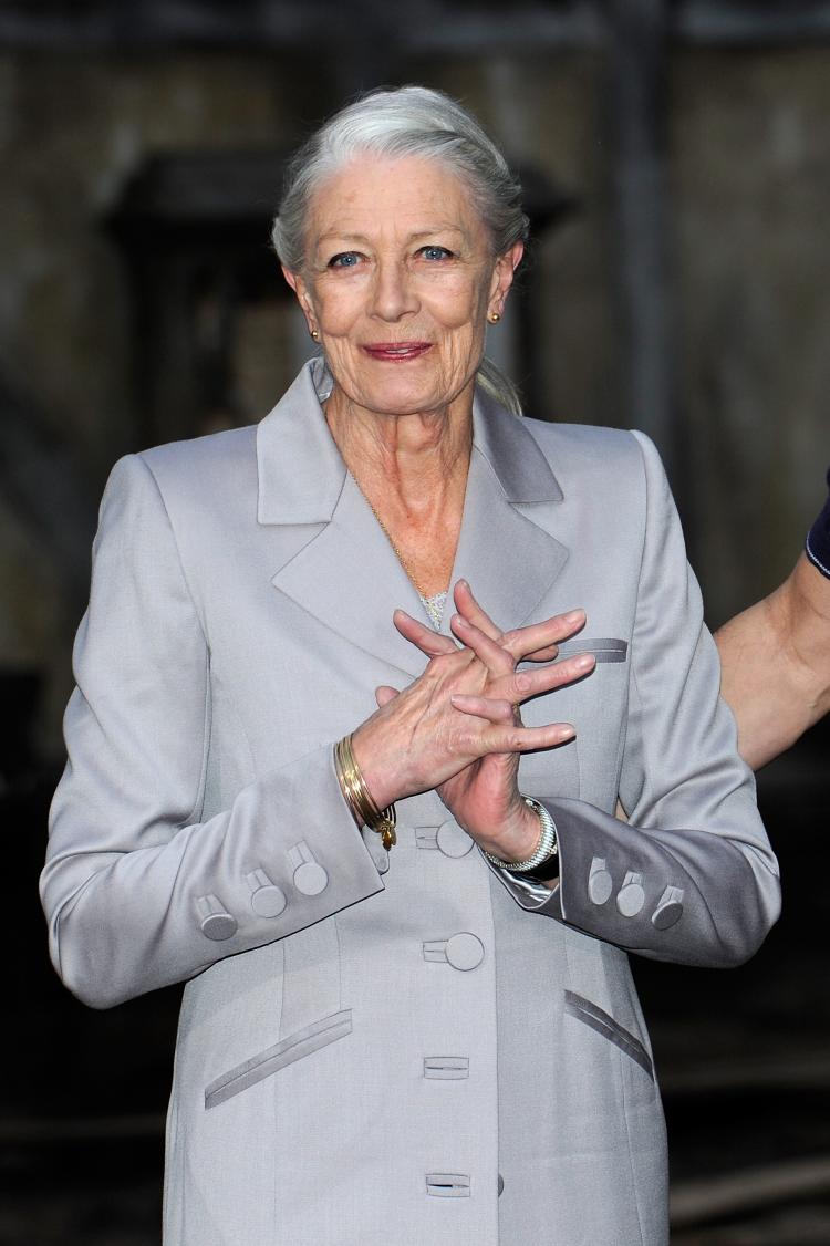Actress Vanessa Redgrave attends a photocall to promote the new movie 'Anonymous' at Studio Babelsberg on April 29 in Potsdam, Germany. (Toni Passig/Getty Images)