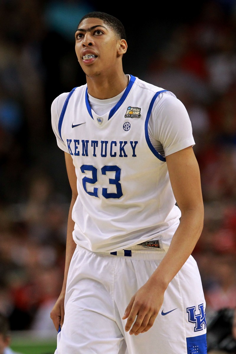The top prize in this year's draft seems to be Kentucky's 6-foot-11-inch Anthony Davis. (Ronald Martinez/Getty Images)