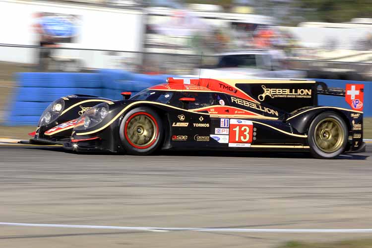 The #13 Rebellion Lola-Toyota was quickest in the Wednesday practice session for the 2013 Sebring 12 Hours. (James Fish/The Epoch Times)