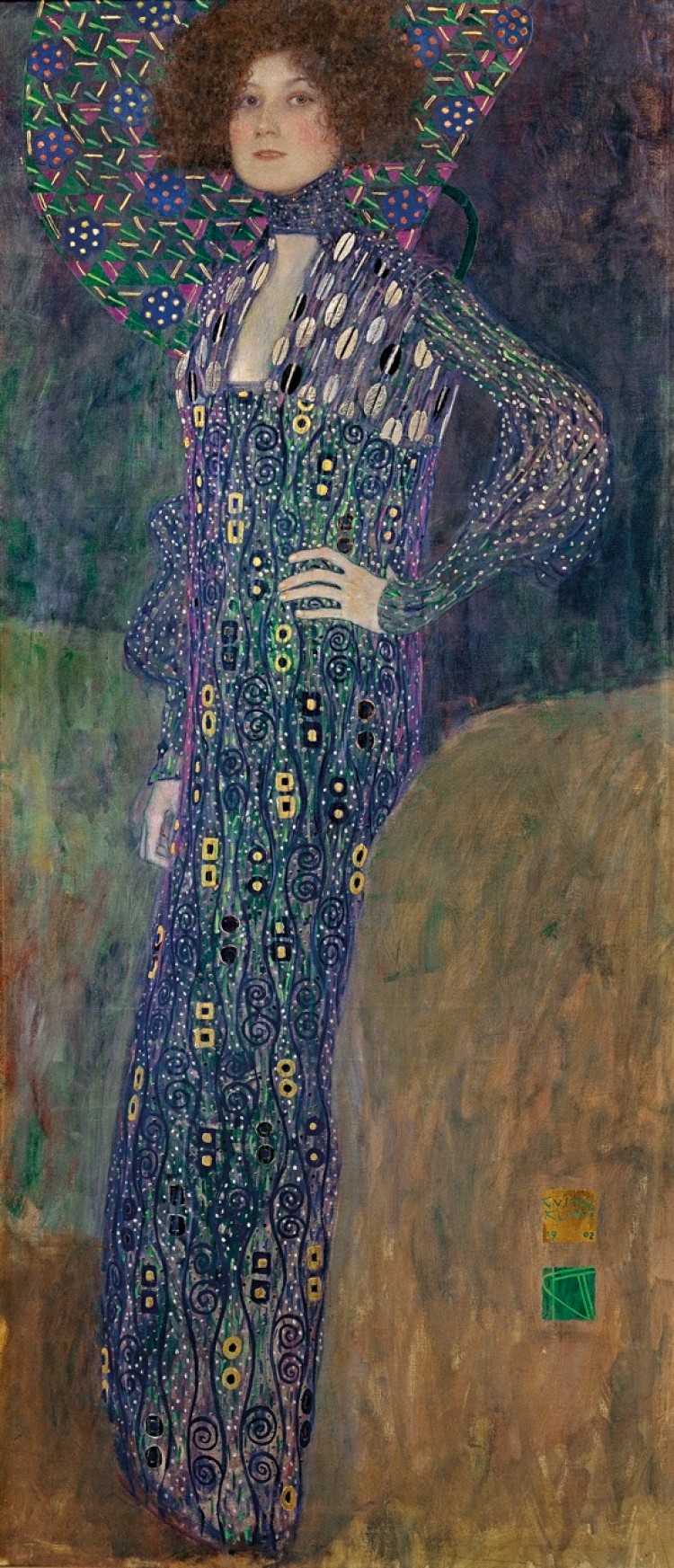 Emilie Floge, 1902, oil on canvas, Gustav Klimt (artist.) (Courtesy of Wien Museum, Vienna)