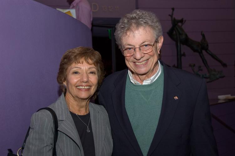 Mr. and Mrs. Aubert Coran were moved by the DPA performances. (Edward Wei/The Epoch Times)
