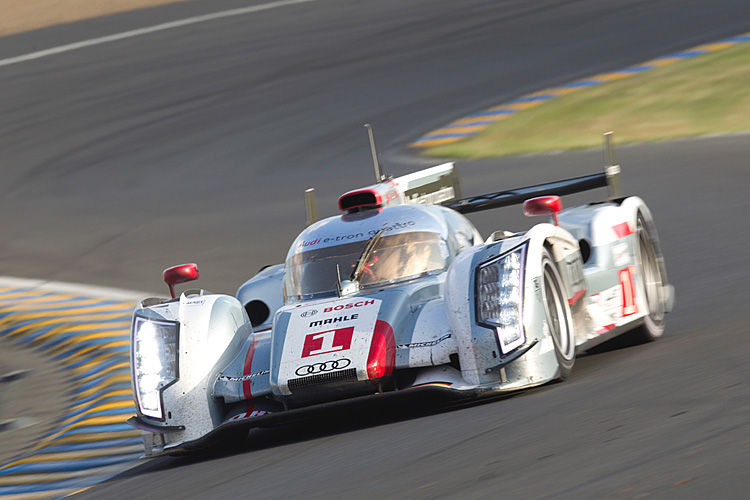 The #1 Audi of Marcel Fässler, André Lotterer, and Benoît Tréluyer will be back in action to defend both its Le Mans win and WEC title. (Audi Motorsports))