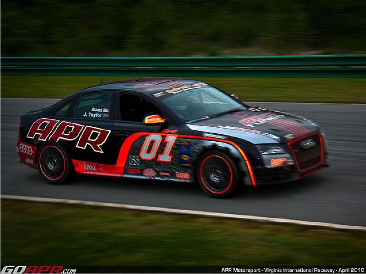 The APR Motorsports Audi S4 in action at VIR. (Courtesy APR Motorsports)