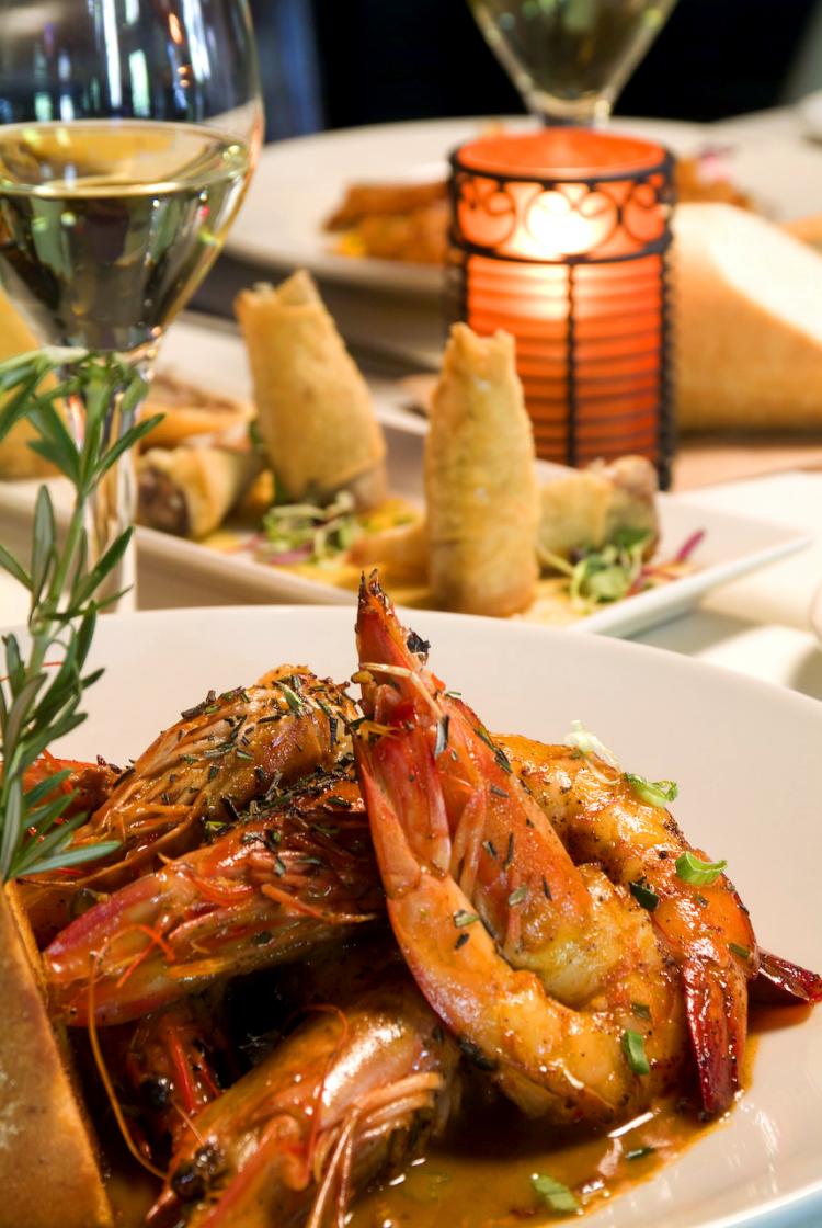 BBQ shrimp is perfect as an appetizer, perfect as an entree. (Courtesy Bourbon Street Bar & Grille)
