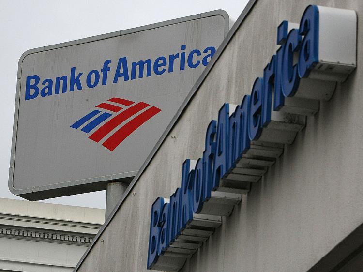Former Bank of America executives are being sued for fraud. (Justin Sullivan/Getty Images)