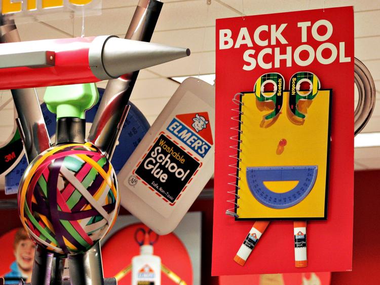 Weak back-to-school sales this year could spell trouble for retailers in a few months--August is often seen as a barometer for how shoppers will spend during the holiday season. (Tim Boyle/Getty Images)