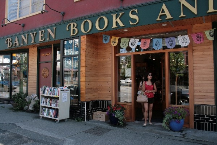 Banyen Books, an independent Vancouver bookstore that boosts business by selling a variety of items besides books. ()