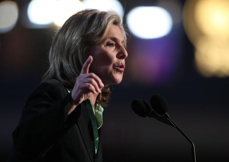 U.S. Sen. Barbara Boxer (D-Calif.) could find herself running against political star Arnold Schwarzenegger in 2010 when she is up for reelection. (Justin Sullivan/Getty Images)