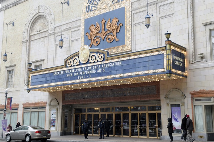 Shen Yun Preforming Arts being shown at the Benedum Center in Pittsburgh.