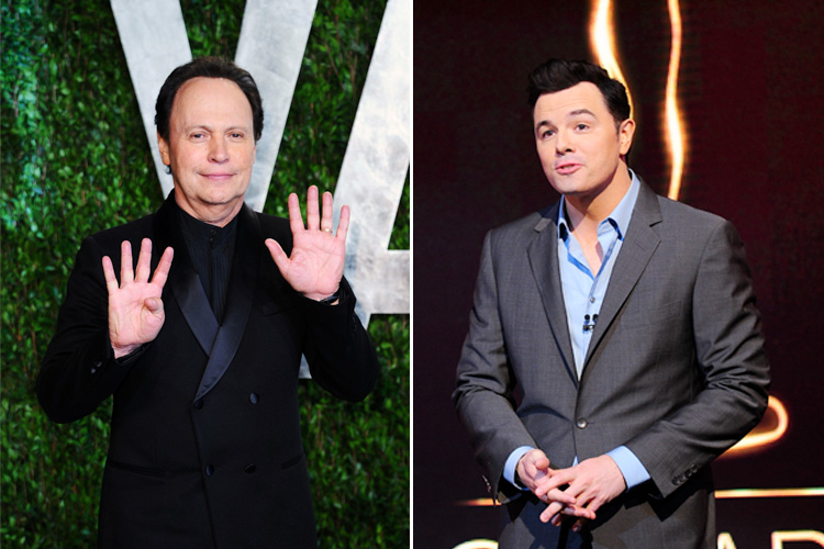 Billy Crystal and Seth MacFarlane Oscar Host