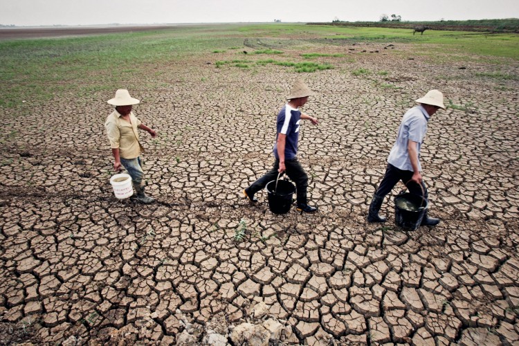 Wuhan is suffering from the worst drought in 60 years.  (From a source inside China)