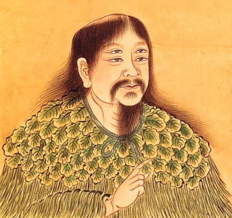 Portrait of Cangjie. (Wikimedia Commons)