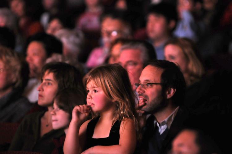 CAPTIVATED: Audience members of all ages enjoy the Divine Performing Arts show in Boston in January. Divine Performing Arts will be in Providence, R.I., on March 5. (Bing Yuan/The Epoch Times)