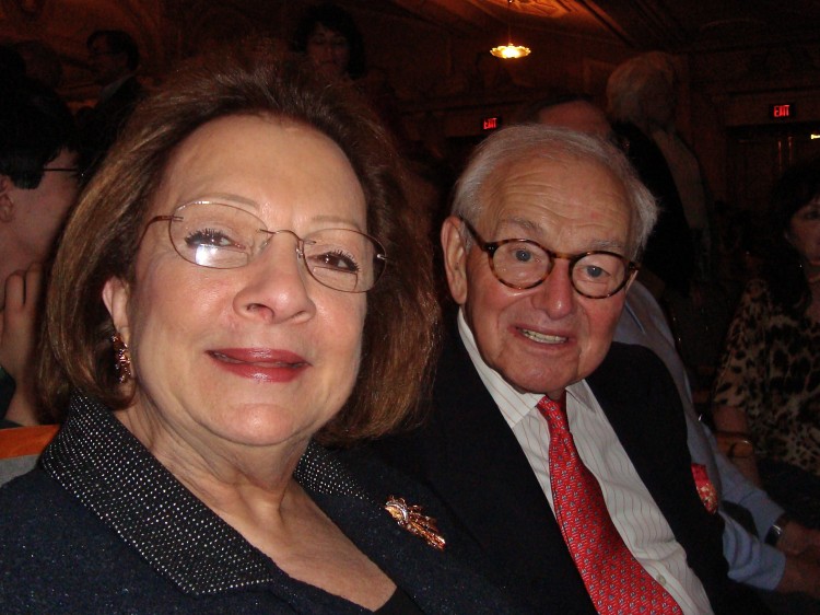 Carole Price Shanis and Joseph Shanis attend Shen Yun