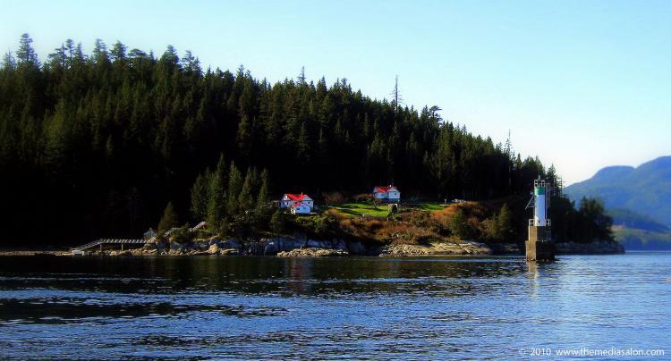 Chatham Point lighthouse on northern Vancouver Island. The service provided by keepers at lighthouses in B.C. and Newfoundland is currently being reviewed by a Senate committee. (themediasalon.com)