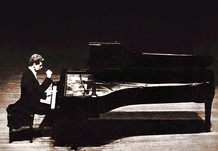 Van Cliburn, the great American pianist.