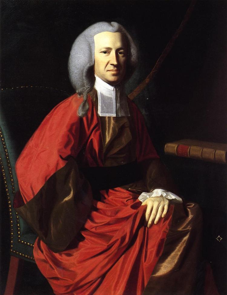Portrait of Judge Martin Howard by John Singleton Copley, oil on canvas, Thyssen-Bornemisza Collection, Madrid. (artrenewal.org) Portrait of Judge Martin Howard by John Singleton Copley, oil on canvas, Thyssen-Bornemisza Collection, Madrid. (artrenewal.org)