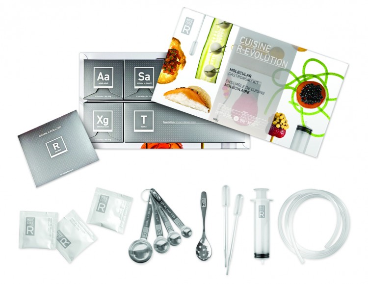 If you'd like to generate some chemistry with your love, just head to the kitchen with the Cuisine R-Evolution kit.  (Courtesy of MOLECULE-R)