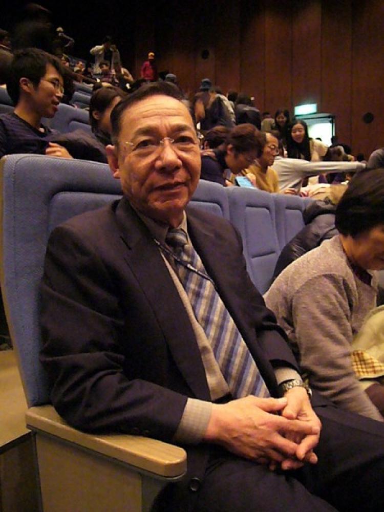 Mr. Kiyoshi, chairman of a human resources consultant at DPA in Hiroshima (Yifu Hong/The Epoch Times)