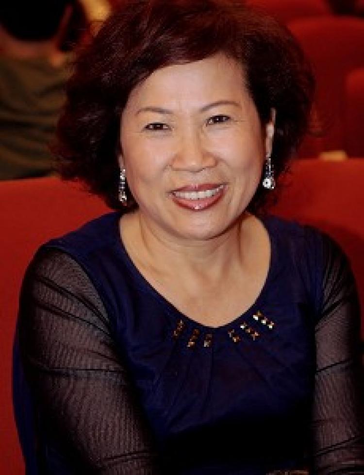 Qiu Sulan, president of Women Association, Tainan City. (Lee Yuan / The Epoch Times)