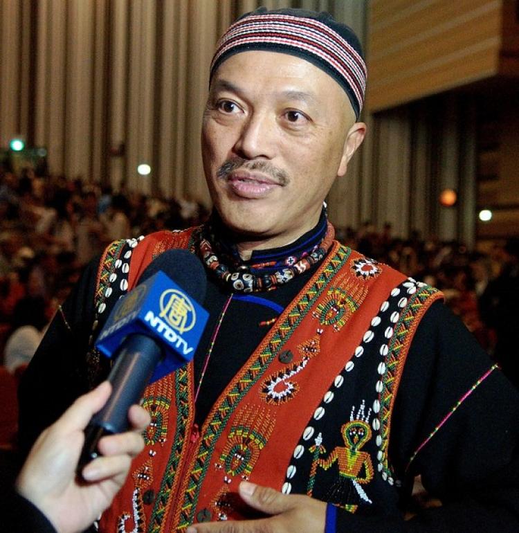 Dingko Nan, award-winning singer of Puyuma Tribe, an indigenous group of Taiwan (Li Yuan/The Epoch Times)