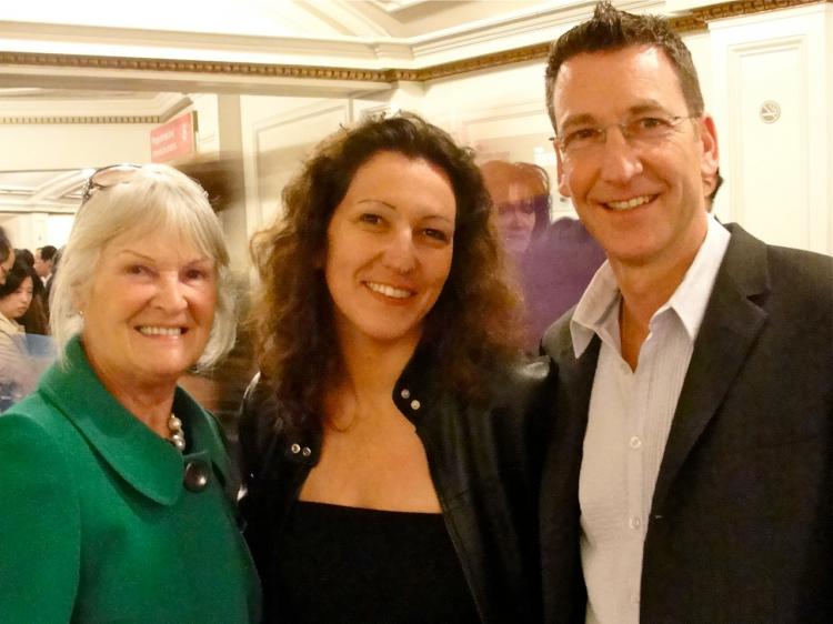 Debra Oakley, Joanne Oakley and Martin Oakley (L to R) all enjoyed Shen Yun at the London Coliseum, on April 9.  (Louis Makiello/The Epoch Times)