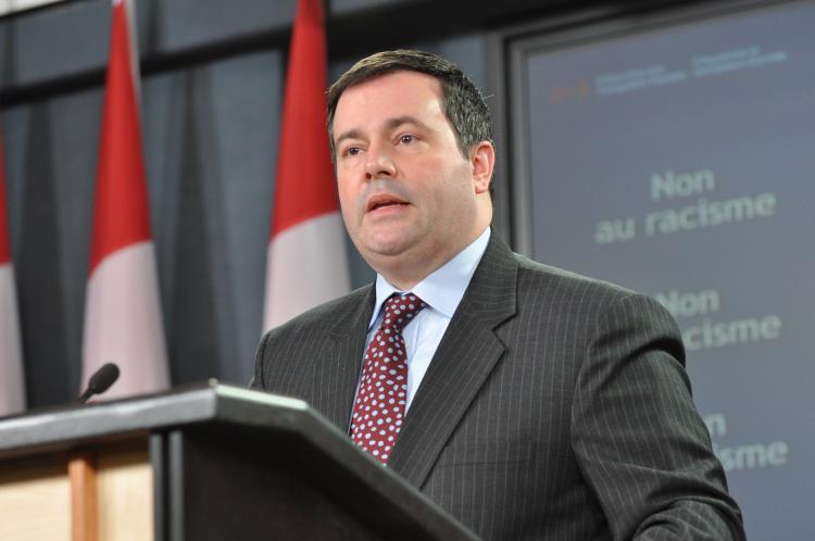 Canada's Citizenship and Immigration Minister Jason Kenney said Thursday that Canada will continue to boycott events related to the UN Durban conference because they are dominated by anti-semitic voices.  (Matthew Little/The Epoch Times)