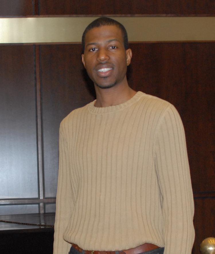 Nathan Jackson at the Thursday performance of Shen Yun in St. Louis. (Valerie Avore/The Epoch Times)