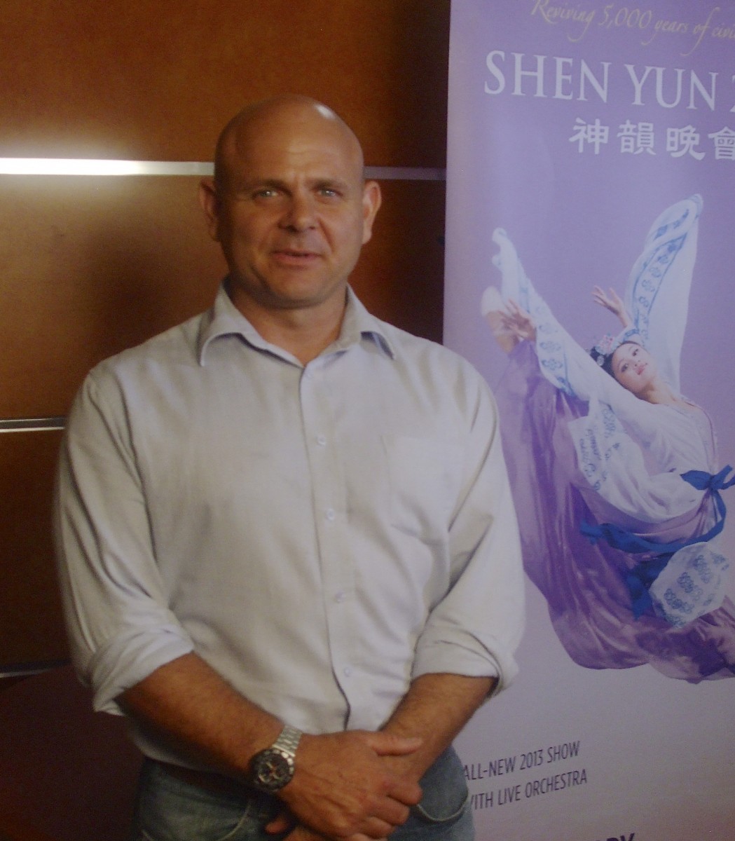 Daniel Kellie enjoyed the matinee Shen Yun