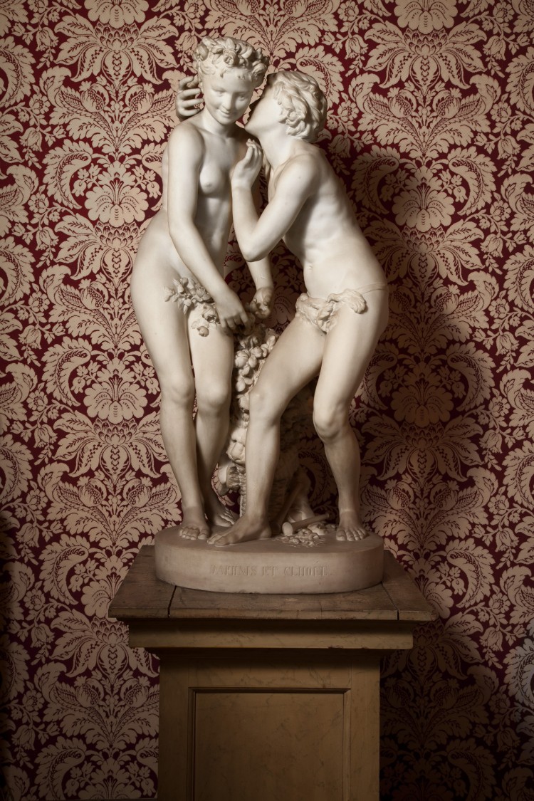 CARPEAUX MASTERPIECE: 'Daphnis and Chloe' is a marble sculpture created by 19th century master-sculptor Jean-Baptiste Carpeaux during the two years he lived in England to escape the disastrous Paris Commune. Estimated at US$1.6 million to $2.5 million. (Courtesy of Sotheby's)