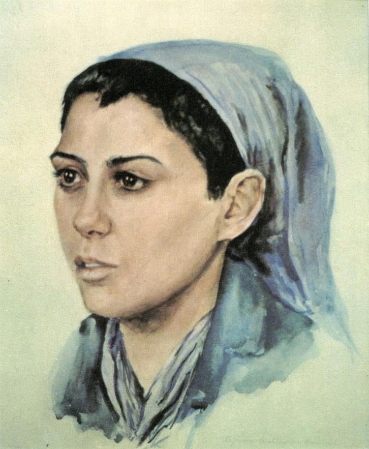 Dina Gottliebova Babbitts Gypsy portrait of Celine, the Madonna-painted by force by the infamous Nazi Dr. Mengele. (Courtesy of Menemsha Films)