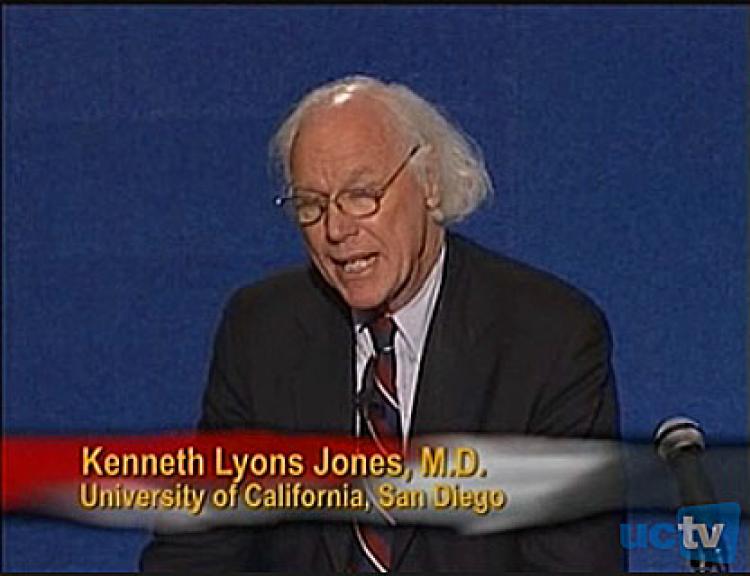 Dr. Jones lectures on 'Human Teratology: Environmental Causes of Birth Defects' on University of California television. (www.uctv.tv)