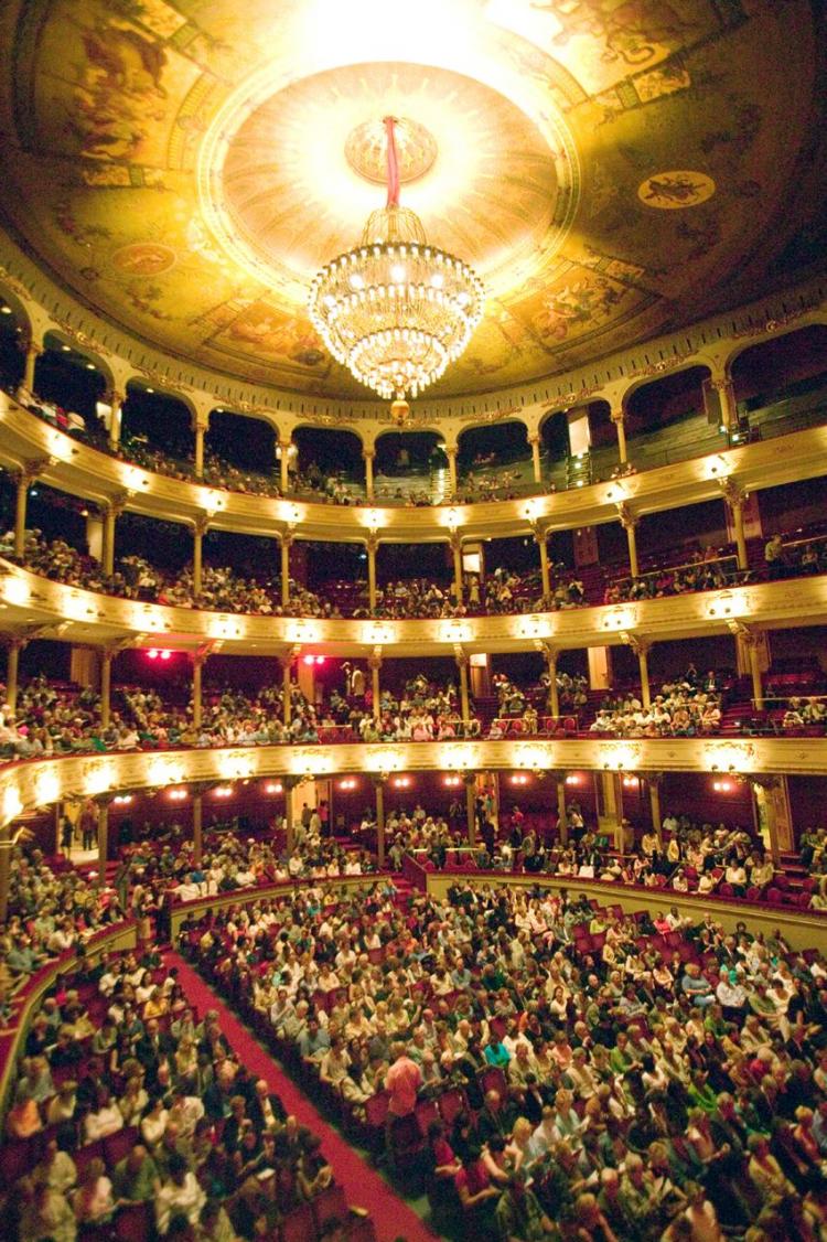 The inside of the Academy of Music in Philadelphia, the oldest opera house in the United States. (Nick Kelsh )