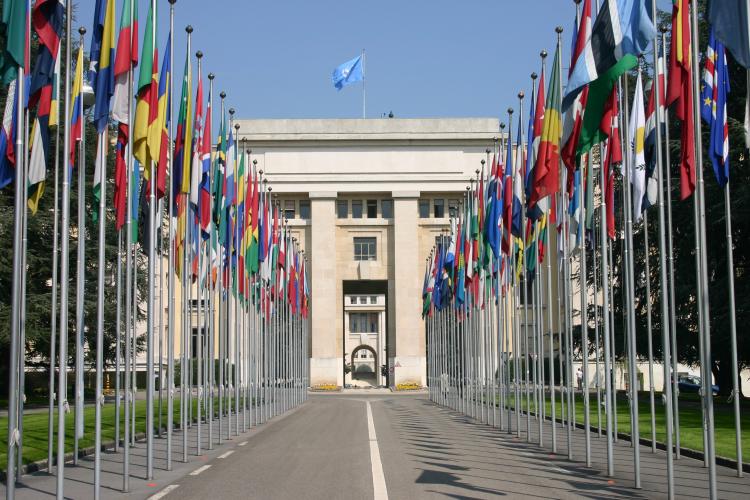 United Nations in Geneva. (Jan Jekielek/The Epoch Times)