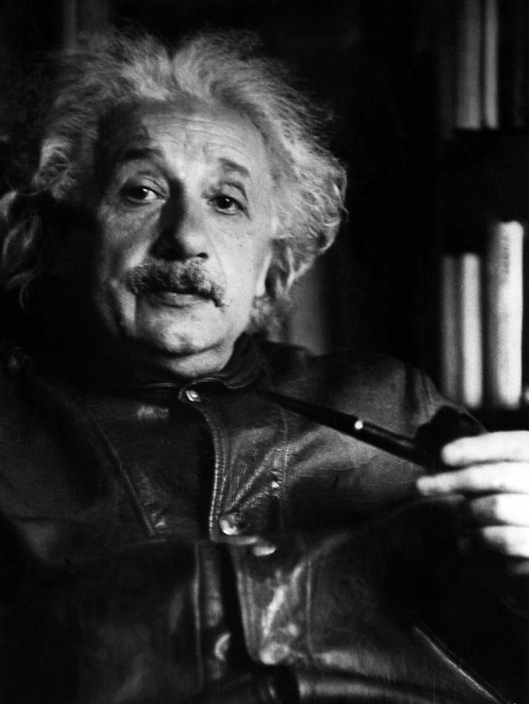Albert Einstein at Princeton University in February 1938. Einstein was awarded the Nobel Prize for Physics in 1921. His four papers on relativity theory were credited with changing the way we view the Universe. (AFP/Getty Images )
