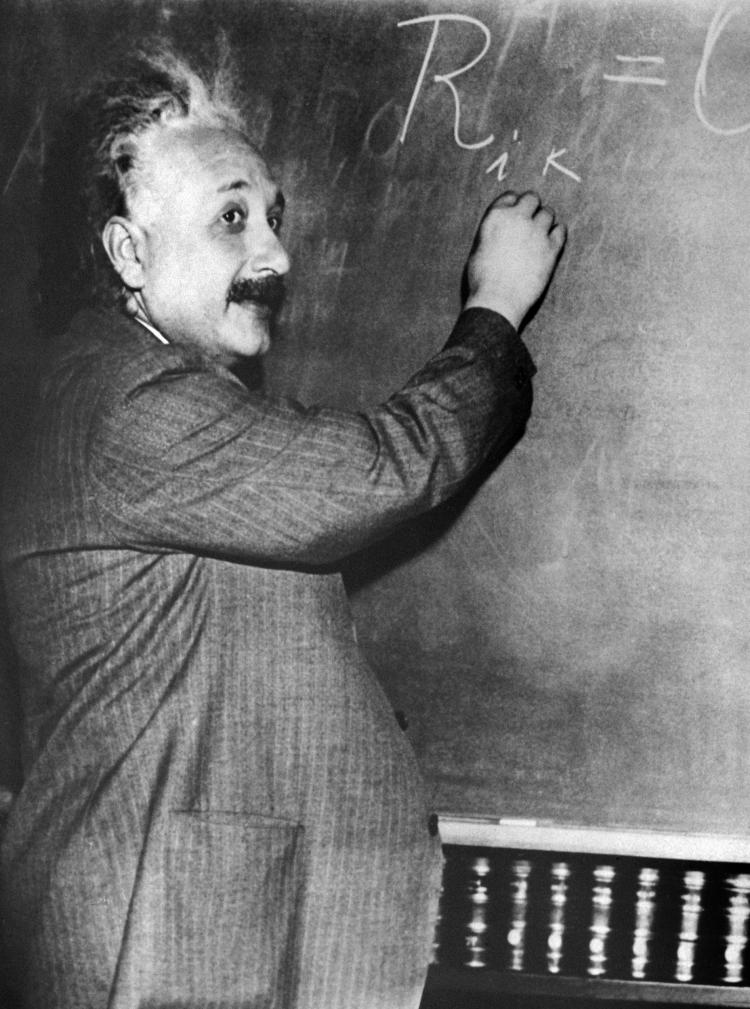 APPLICATION OF MATHEMATICS: Undated portrait of Albert Einstein (1879-1955) who was awarded the Nobel Prize for Physics in 1921. (AFP/Getty Images)